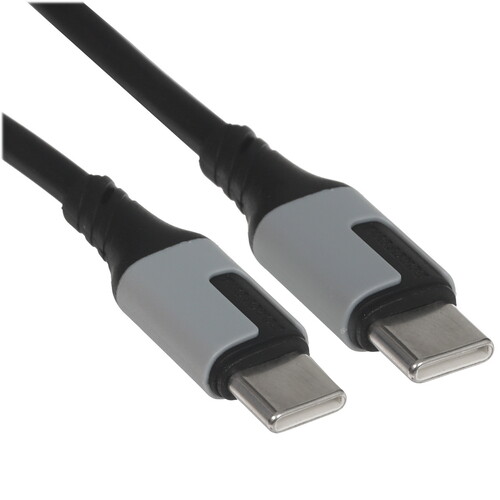Купить Кабель круглый Borofone USB Type-C - USB Type-C черный 1 м  5460004. Характеристики, отзывы и цены в Донецке
