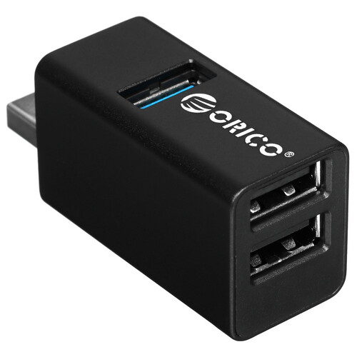 Купить USB-разветвитель ORICO MINI-U32L-BK-BP  5471173. Характеристики, отзывы и цены в Донецке