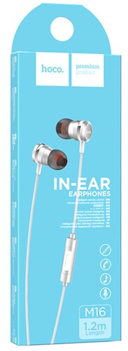 Купить Проводные наушники Hoco M16 серебристый 2019  5465076. Характеристики, отзывы и цены в Донецке