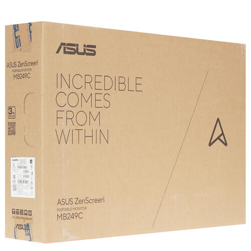 Купить 23.8" Монитор ASUS ZenScreen MB249C черный  5415597. Характеристики, отзывы и цены в Донецке