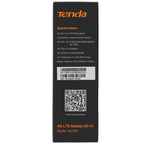 Купить Роутер Tenda 4G185 v3.0  5085047. Характеристики, отзывы и цены в Донецке