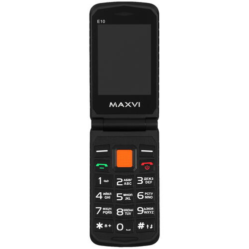 Купить Сотовый телефон Maxvi E10 оранжевый/черный  9064667. Характеристики, отзывы и цены в Донецке