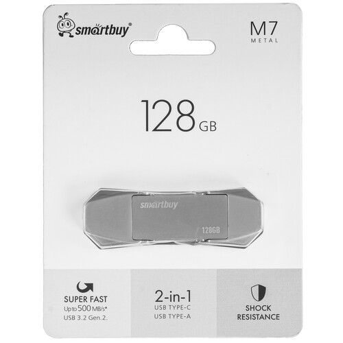 Купить Память OTG USB Flash 128 ГБ Smartbuy M7  5485612. Характеристики, отзывы и цены в Донецке