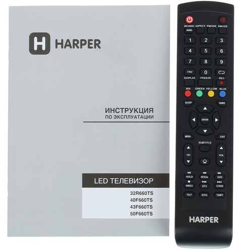 Купить 40" (101 см) Телевизор Harper 40F660TS черный  1276709. Характеристики, отзывы и цены в Донецке