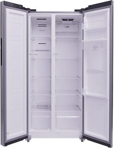 Купить Холодильник Side by Side   Hyundai CS4086FIX серый  9000547. Характеристики, отзывы и цены в Донецке