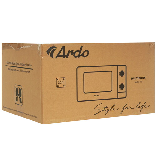 Купить Микроволновая печь Ardo MNZ20-W2 белый  9283739. Характеристики, отзывы и цены в Донецке