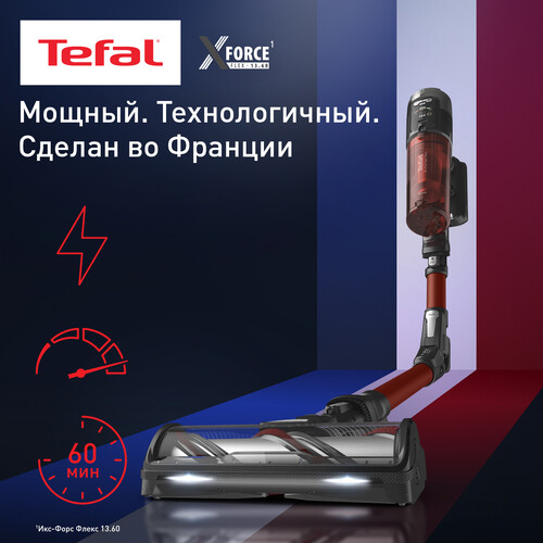 Купить Пылесос  вертикальный  Tefal Animal TY9A73WO  красный  5493612. Характеристики, отзывы и цены в Донецке