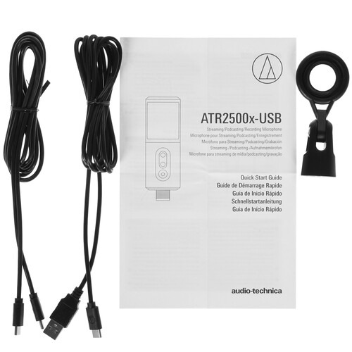 Купить Микрофон Audio-technica ATR2500x-USB черный  4821133. Характеристики, отзывы и цены в Донецке