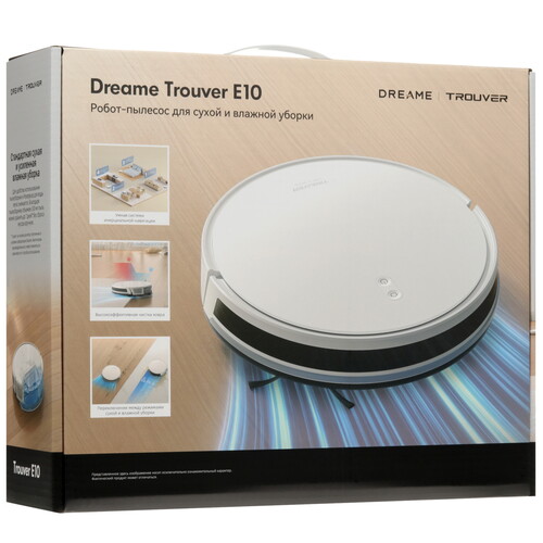 Купить Робот-пылесос Dreame Trouver E10 белый  5450284. Характеристики, отзывы и цены в Донецке