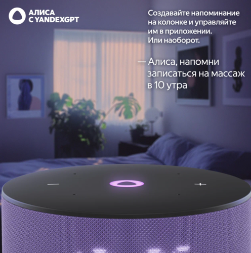 Купить Умная колонка Яндекс Станция Мини 3 фиолетовый  5499304. Характеристики, отзывы и цены в Донецке