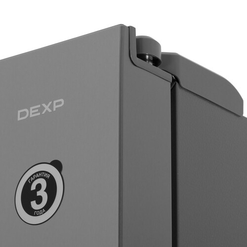 Купить Холодильник Side by Side   DEXP SBS510M серебристый  9254822. Характеристики, отзывы и цены в Донецке
