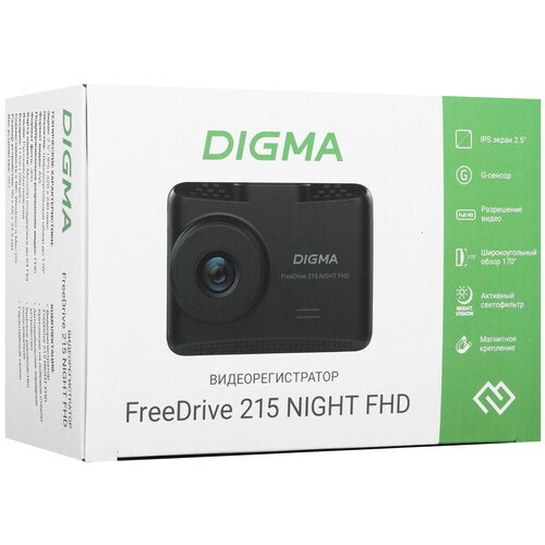 Купить Видеорегистратор Digma FreeDrive 215 Night FHD  9931302. Характеристики, отзывы и цены в Донецке