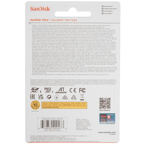 Купить Карта памяти SanDisk Ultra microSDXC 64 ГБ [SDSQUAB-064G-GN6MN]  9102937. Характеристики, отзывы и цены в Донецке