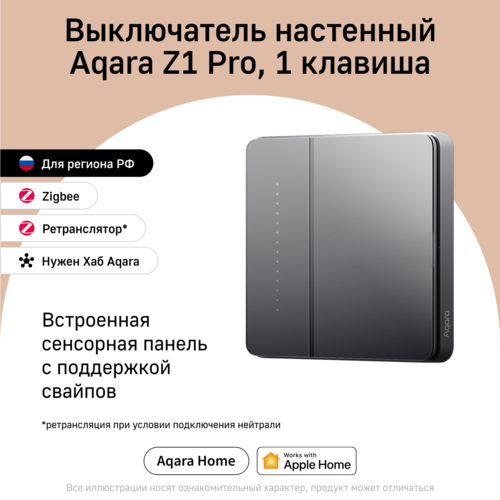 Купить Умный выключатель Aqara Z1 Pro  5608818. Характеристики, отзывы и цены в Донецке