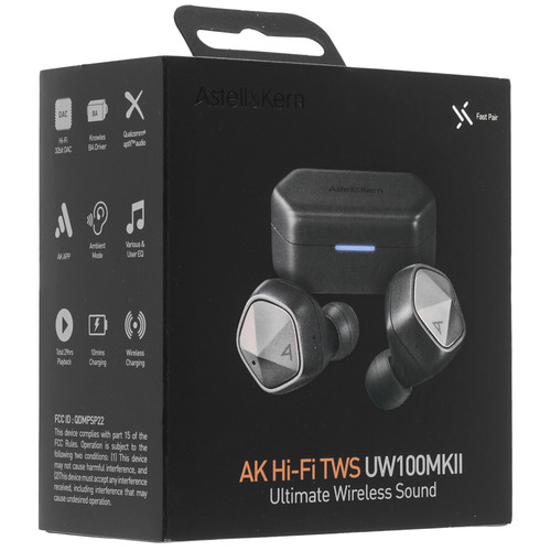 Купить Наушники TWS ASTELL&KERN AK UW100MKII  серый 2022  5445237. Характеристики, отзывы и цены в Донецке