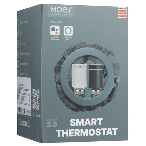 Купить Умная термостатическая головка MOES ZigBee Smart Radiator Valve  5608707. Характеристики, отзывы и цены в Донецке