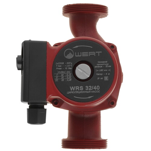 Купить Циркуляционный насос WertRus WRS 32/40  9001387. Характеристики, отзывы и цены в Донецке