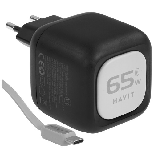 Купить Сетевое зарядное устройство Havit UC253 черный  5625388. Характеристики, отзывы и цены в Донецке