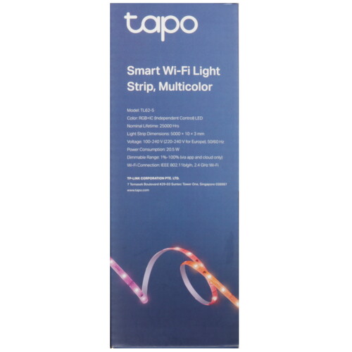 Купить Светодиодная лента TP-LINK Tapo TL62-5  9277040. Характеристики, отзывы и цены в Донецке