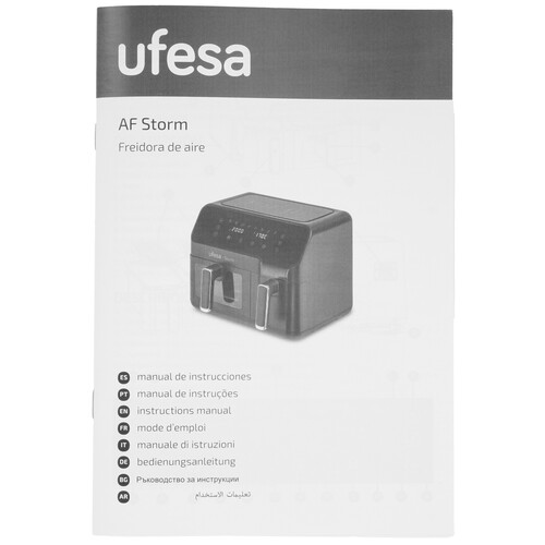 Купить Аэрогриль Ufesa Storm черный  9277370. Характеристики, отзывы и цены в Донецке