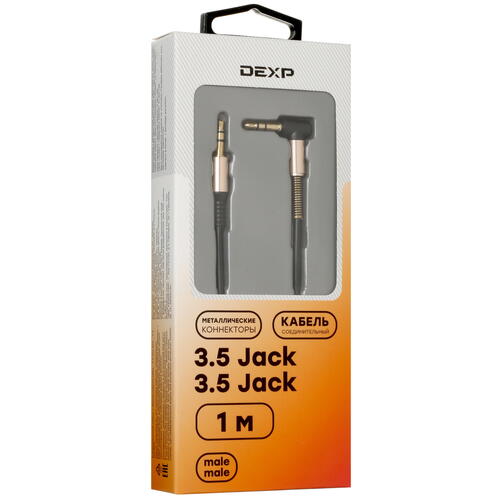 Купить Кабель   DEXP 3.5 mm jack - 3.5 mm jack черный  1266356. Характеристики, отзывы и цены в Донецке