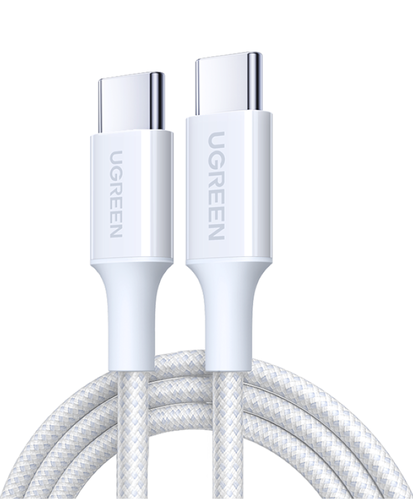 Купить Кабель круглый Ugreen USB Type-C - USB Type-C белый 2 м  5624627. Характеристики, отзывы и цены в Донецке