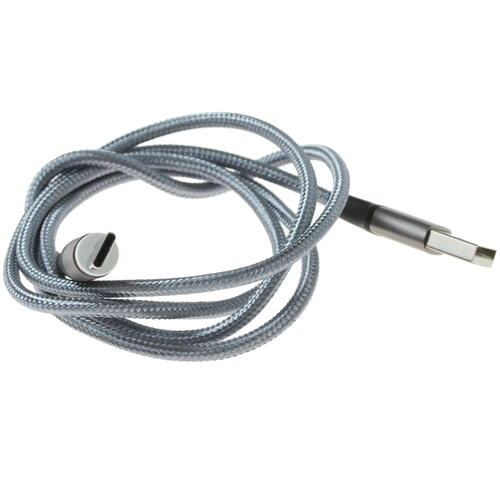 Купить Кабель круглый DEXP USB Type-C - USB 2.0 Type-A серый 1 м  1139692. Характеристики, отзывы и цены в Донецке