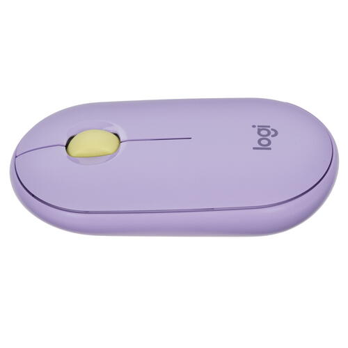 Купить Мышь беспроводная Logitech Pebble M350 [910-006654] фиолетовый  5404230. Характеристики, отзывы и цены в Донецке