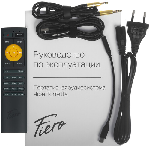 Купить Портативная аудиосистема Fiero Hipe Torretta FRPA-130, серый  9256184. Характеристики, отзывы и цены в Донецке