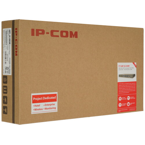 Купить Коммутатор IP-COM F1126P-24-250W  9914236. Характеристики, отзывы и цены в Донецке