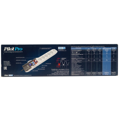Купить Сетевой фильтр Pilot Pro v23 белый  5441983. Характеристики, отзывы и цены в Донецке