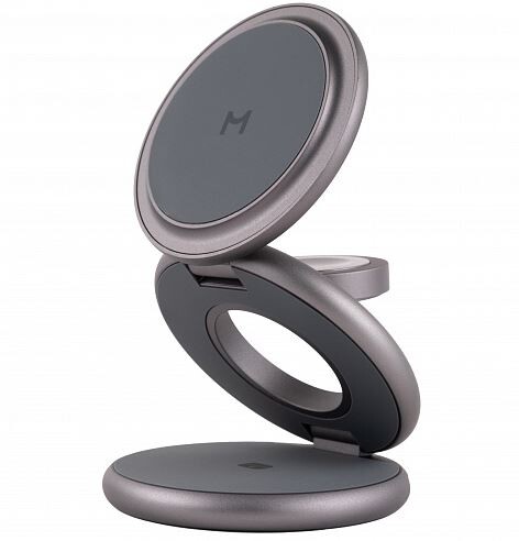 Купить Беспроводное зарядное устройство Magssory Disc Signature Edition for Samsung серый  9228270. Характеристики, отзывы и цены в Донецке