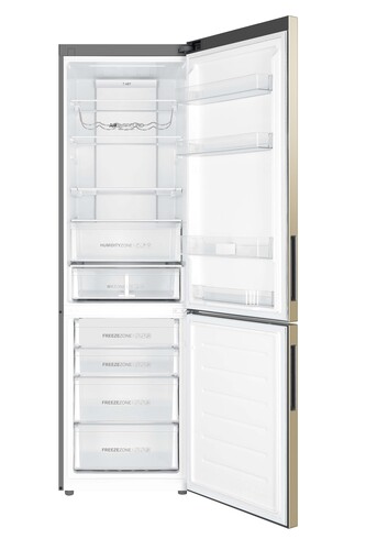 Купить Холодильник с морозильником   Haier C4F640CCGU1 бежевый  9954135. Характеристики, отзывы и цены в Донецке