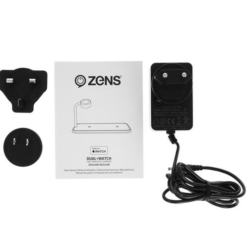Купить Беспроводное зарядное устройство ZENS Dual+Watch черный  9927996. Характеристики, отзывы и цены в Донецке