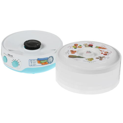 Купить Сушилка для овощей и фруктов DEXP FD-1250P голубой  1623184. Характеристики, отзывы и цены в Донецке