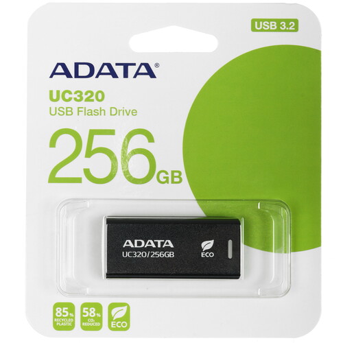 Купить Память USB Flash 256 ГБ ADATA UC320  5614488. Характеристики, отзывы и цены в Донецке