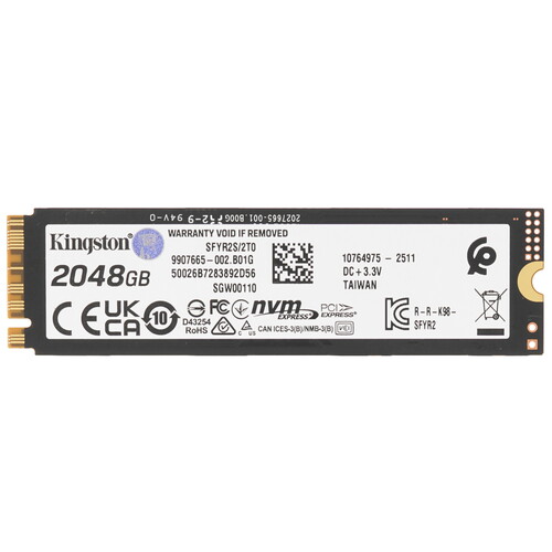 Купить 2048 ГБ M.2 NVMe накопитель Kingston FURY Renegade G5  5628974. Характеристики, отзывы и цены в Донецке