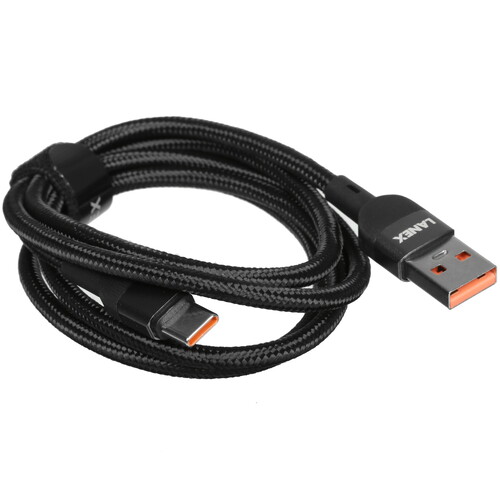 Купить Кабель круглый LANEX Lightning 8-pin - USB Type-C серый 1 м  9280489. Характеристики, отзывы и цены в Донецке
