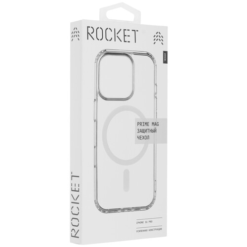 Купить Накладка  Rocket Prime Mag для Apple iPhone 16 Pro прозрачный  5474309. Характеристики, отзывы и цены в Донецке