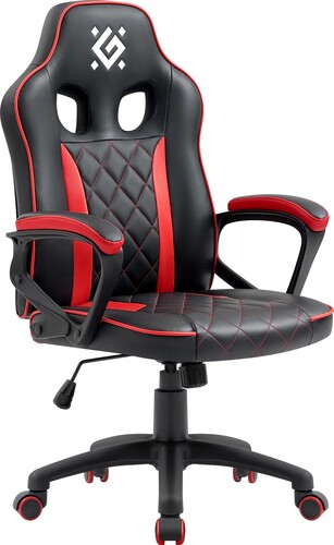 Купить Кресло игровое Defender Saga черный  9138652. Характеристики, отзывы и цены в Донецке