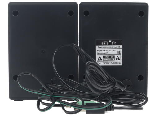 Купить Колонки Oklick OK-126 черный  1125064. Характеристики, отзывы и цены в Донецке