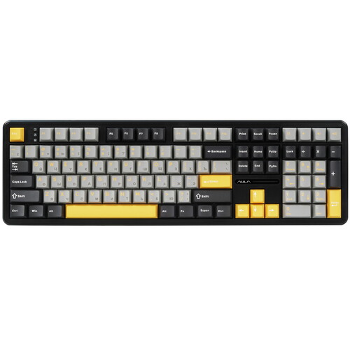 Купить Клавиатура проводная + беспроводная AULA F108  9260571. Характеристики, отзывы и цены в Донецке