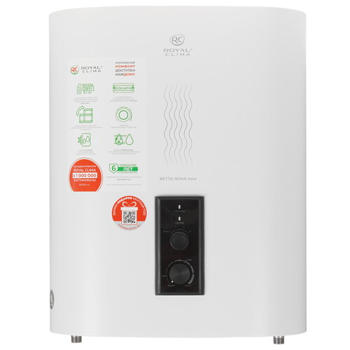 Купить Водонагреватель Royal Clima BETTA NOVA Inox RWH-BN30-FS  9278647. Характеристики, отзывы и цены в Донецке