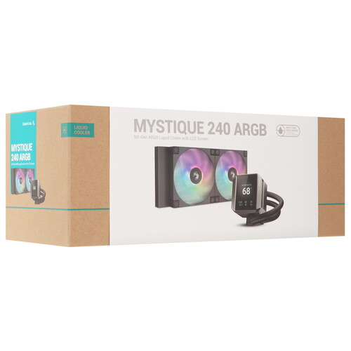 Купить Система охлаждения DEEPCOOL MYSTIQUE 240 ARGB черная  5463288. Характеристики, отзывы и цены в Донецке