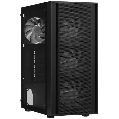 Купить Корпус Cougar MX160 ARGB [MX160 ARGB Black] черный  5623365. Характеристики, отзывы и цены в Донецке