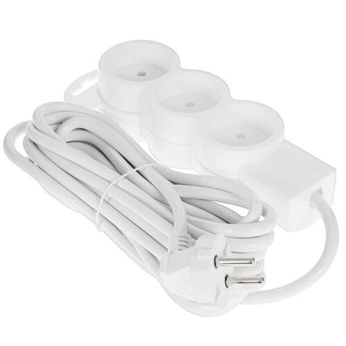 Купить Удлинитель Duwi 32003 8 белый  5081583. Характеристики, отзывы и цены в Донецке