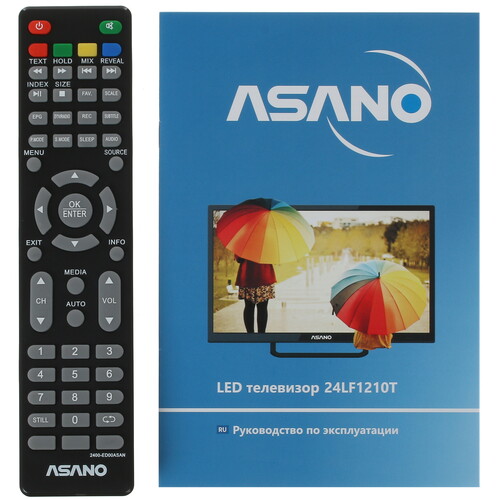 Купить 24" (60 см) Телевизор Asano 24LF1210T черный  5368217. Характеристики, отзывы и цены в Донецке