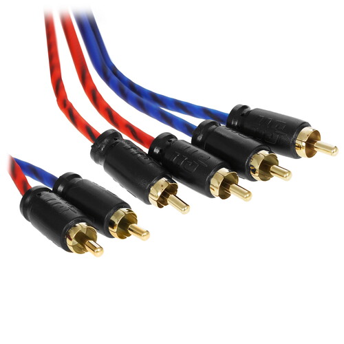 Купить Кабель   Kicx RCA x2 - RCA x4 красный, синий  9103149. Характеристики, отзывы и цены в Донецке