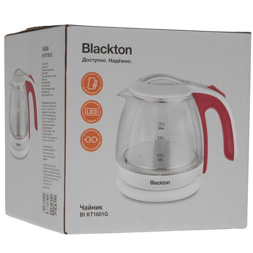 Купить Электрочайник Blackton Bt KT1801G белый  9072990. Характеристики, отзывы и цены в Донецке