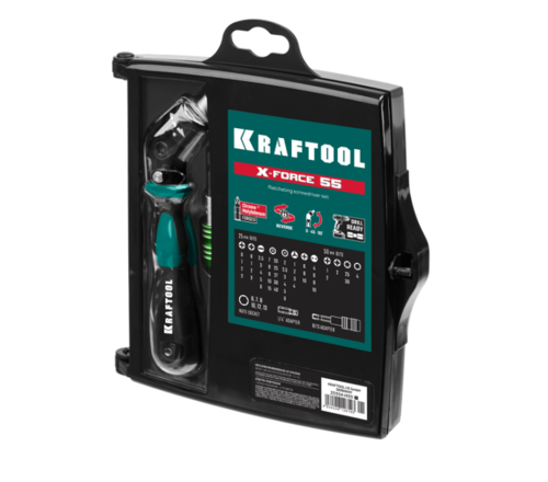 Купить Отвертка с насадками/битами KRAFTOOL 25554-H55_z01  9107931. Характеристики, отзывы и цены в Донецке